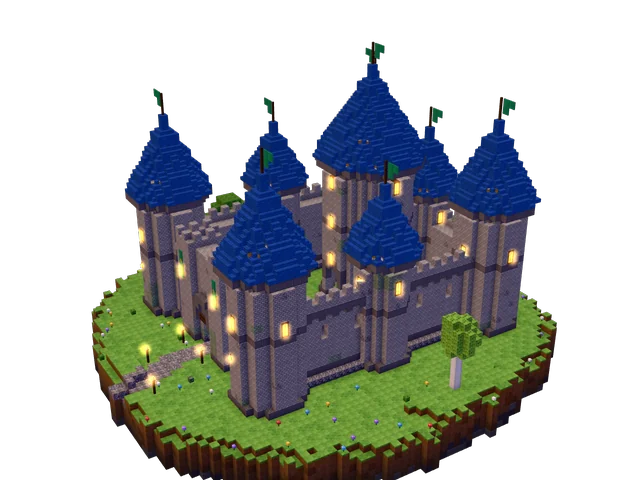 Variation 4 of the generated castle